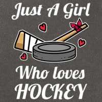 Just A Who Loves Hockey Ice Hockey Jersey Meaningful Gift Cotton Canvas Backpack