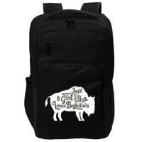 Just A  Who Loves Buffaloes Buffalo Bison Lover  Impact Tech Backpack