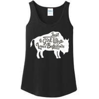 Just A  Who Loves Buffaloes Buffalo Bison Lover  Ladies Essential Tank