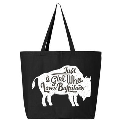 Just A  Who Loves Buffaloes Buffalo Bison Lover  25L Jumbo Tote