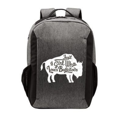 Just A  Who Loves Buffaloes Buffalo Bison Lover  Vector Backpack