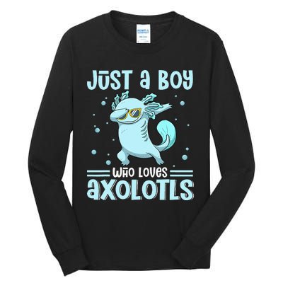 Just a  Who Loves Axolotls Tall Long Sleeve T-Shirt