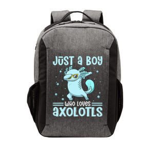 Just a  Who Loves Axolotls Vector Backpack