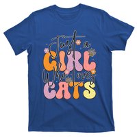 Just A Who Loves Cats Retro Vintage Cute Gift T-Shirt