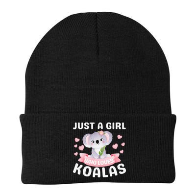 Just A Who Loves Koala Bear Dad Mom Birthday Gifts Beanie