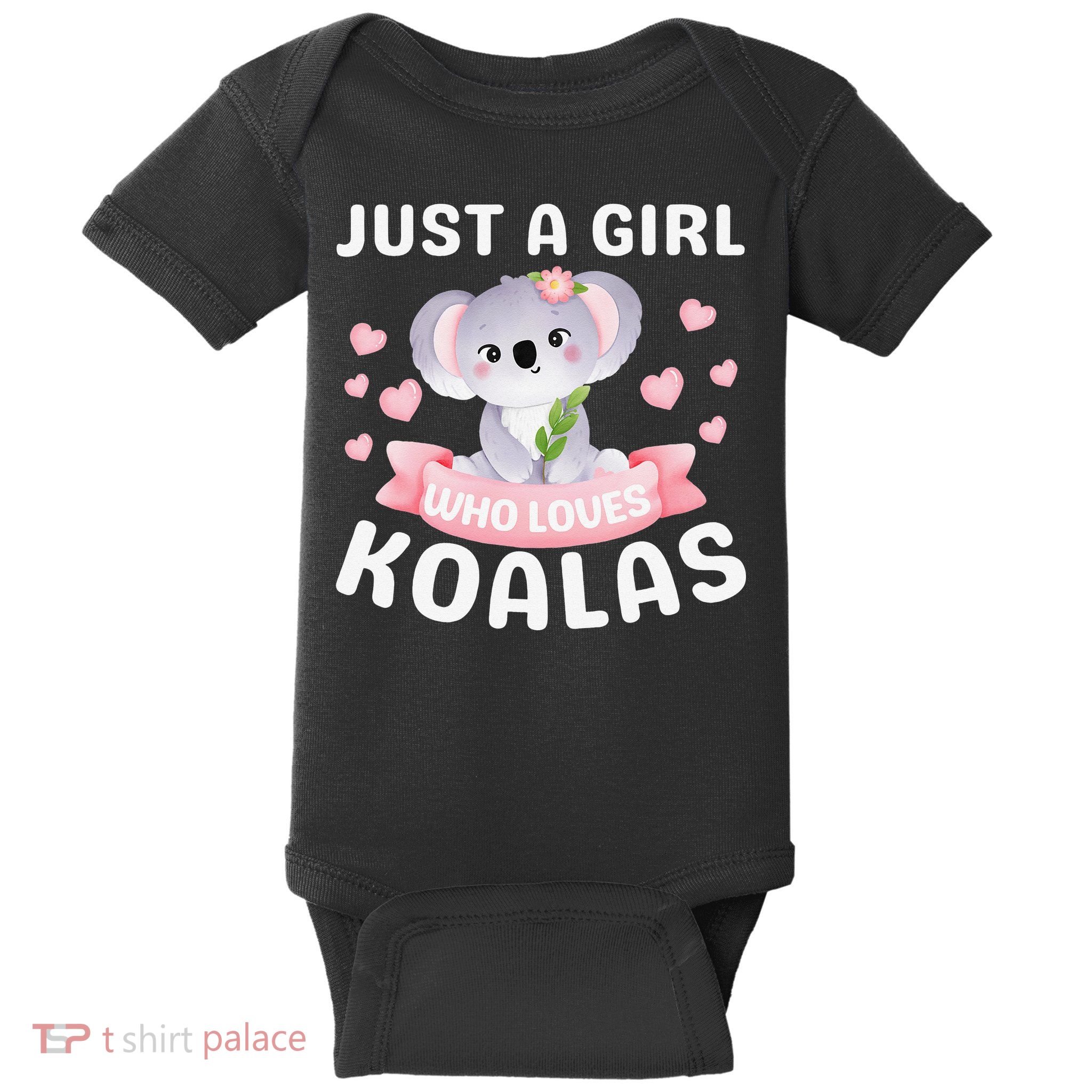 Just A Who Loves Koala Bear Dad Mom Birthday Gifts Baby Bodysuit