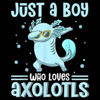 Just A  Who Loves Axolotls Axolotl Lovers Gift Boys Teens Button