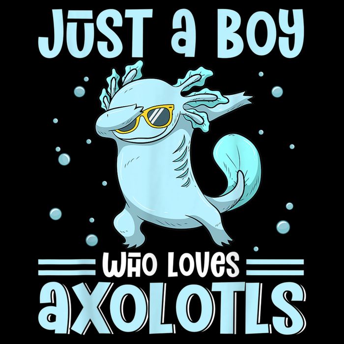 Just A  Who Loves Axolotls Axolotl Lovers Gift Boys Teens Button