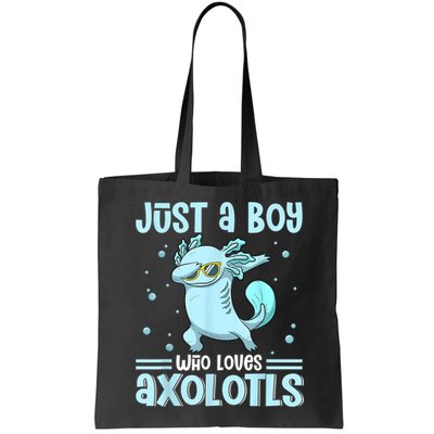 Just A  Who Loves Axolotls Axolotl Lovers Gift Boys Teens Bag
