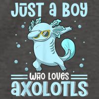 Just A  Who Loves Axolotls Axolotl Lovers Gift Boys Teens Vector Backpack