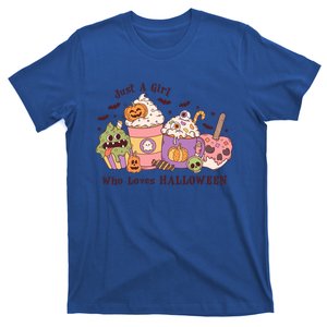 Just A Who Loves Halloween Cute Spooky Candy Gift T-Shirt