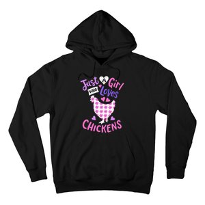 Just A Who Loves Chickens Chicken Hen Love Cute Hoodie