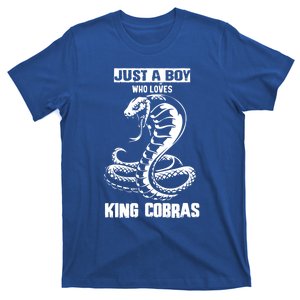 Just A Who Loves King Cobras Japanese Style Snake Cool Gift T-Shirt