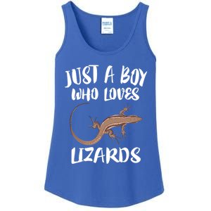 Just A Who Loves Lizards Gift Reptile Owner Gift Ladies Essential Tank