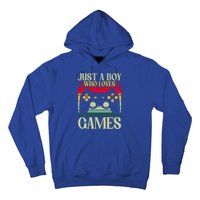 Just A Who Loves Games Clothes Computer Video Game Geek Cute Gift Hoodie