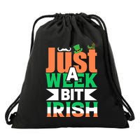 Just A Week Bit Irish Drawstring Bag