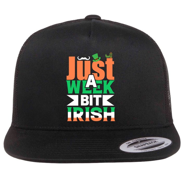 Just A Week Bit Irish Flatbill Hat