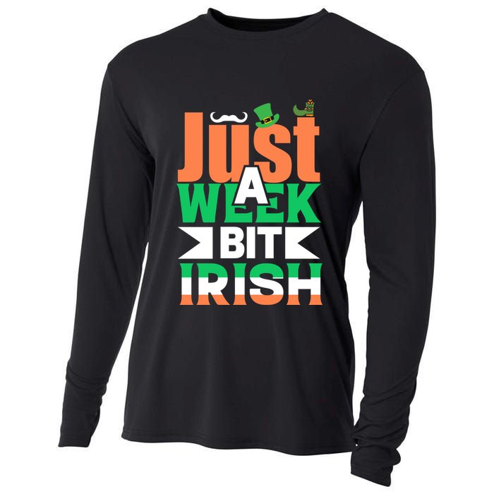 Just A Week Bit Irish Cooling Performance Long Sleeve Crew