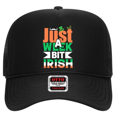 Just A Week Bit Irish Trucker Hat