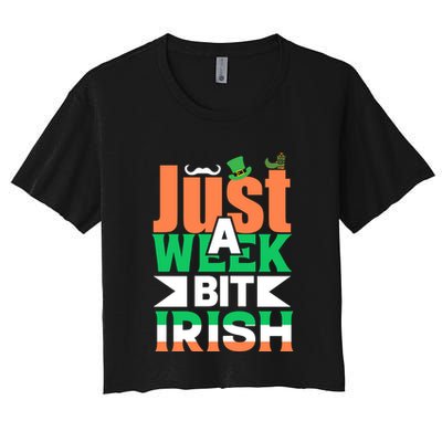 Just A Week Bit Irish Crop Top