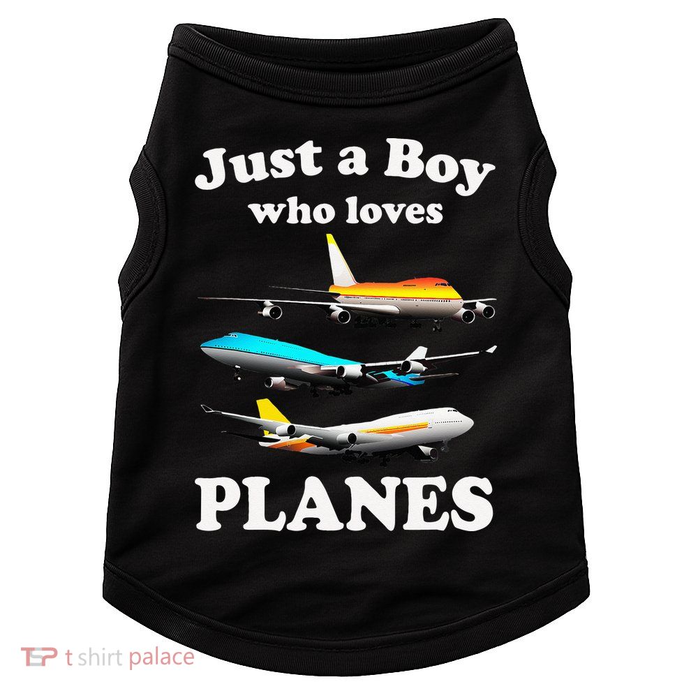 Just A Who Loves Planes Airplane Lover Doggie Tank