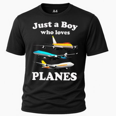 Just A Who Loves Planes Airplane Lover Performance Shirt