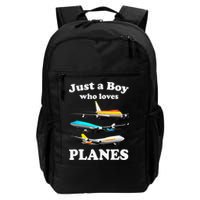 Just A Who Loves Planes Airplane Lover Backpack