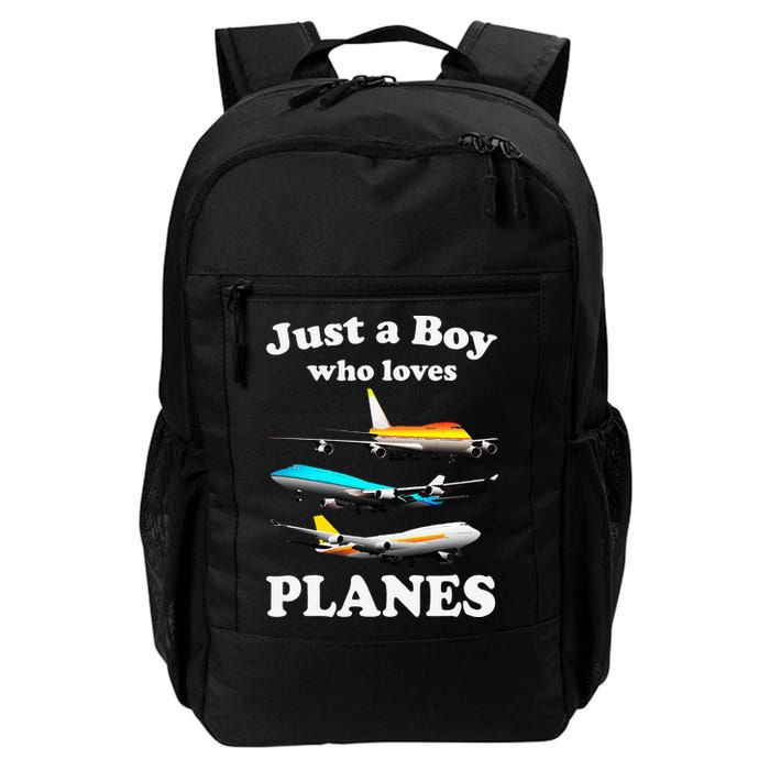 Just A Who Loves Planes Airplane Lover Backpack