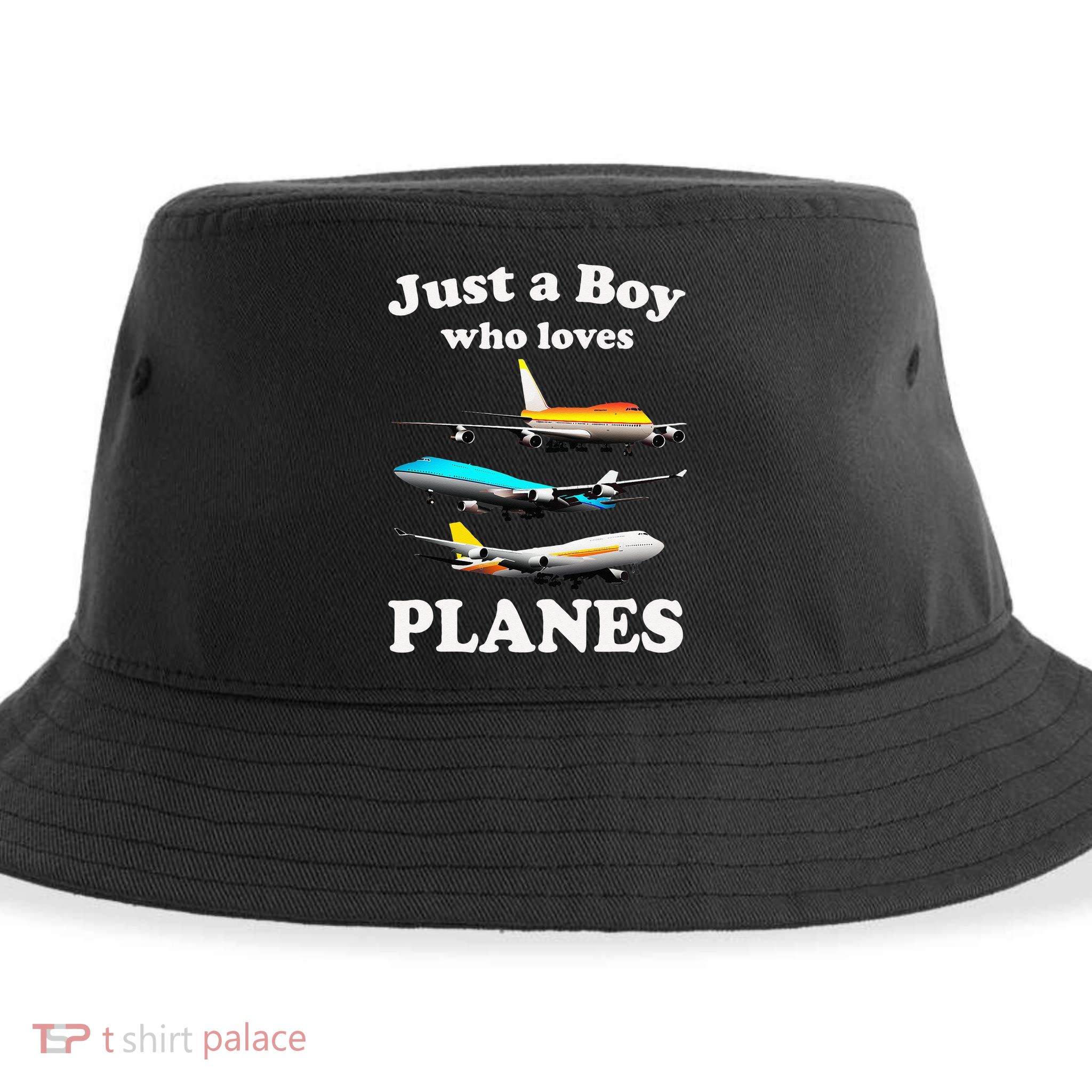Just A Who Loves Planes Airplane Lover Sustainable Bucket Hat