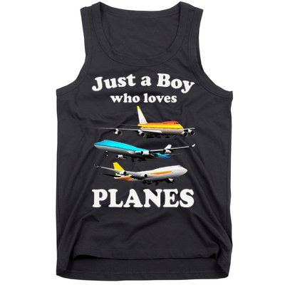 Just A Who Loves Planes Airplane Lover Tank Top