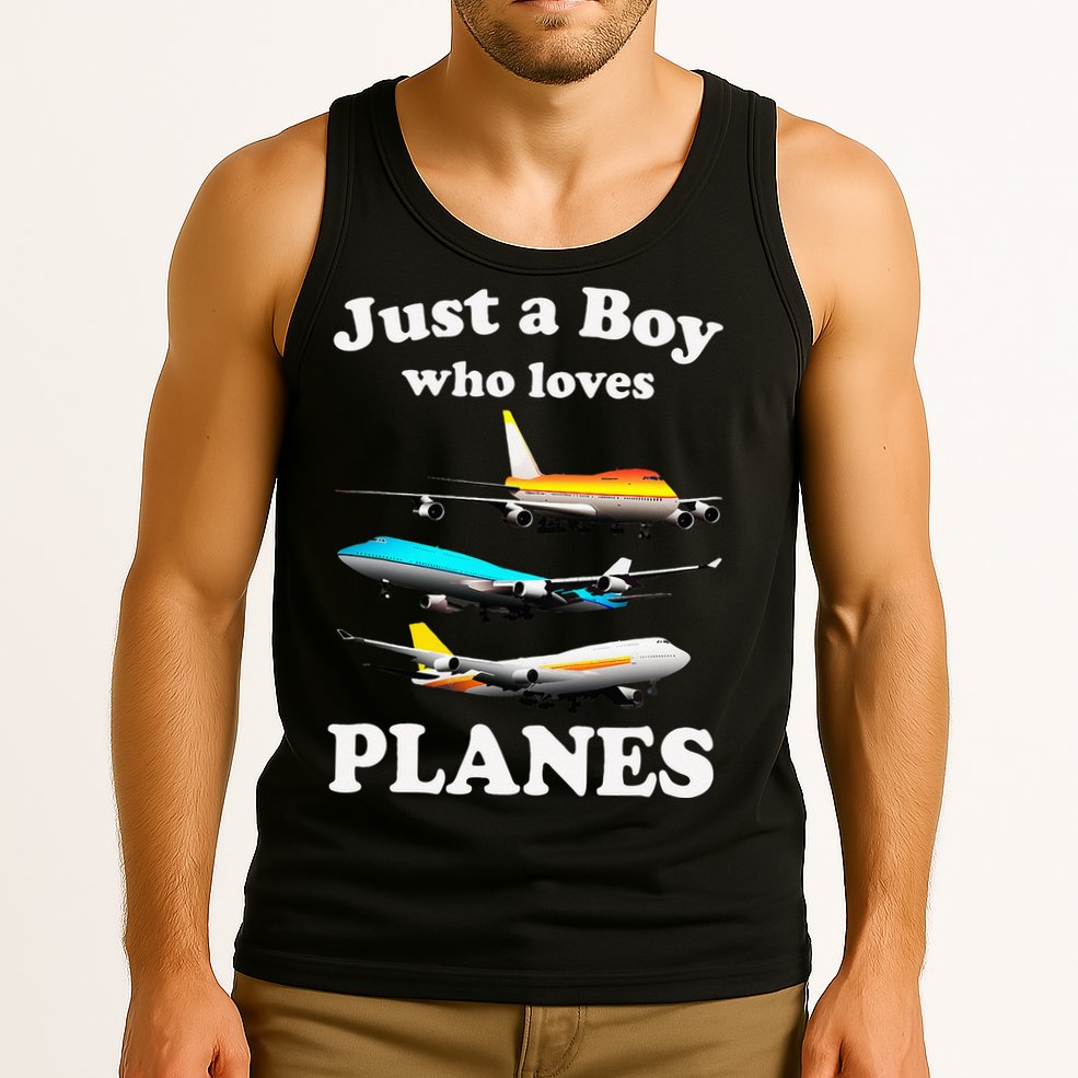 Just A Who Loves Planes Airplane Lover Tank Top