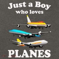 Just A Who Loves Planes Airplane Lover Cotton Canvas Backpack
