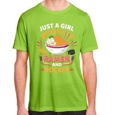 Just A Who Loves Ra And Hockey Lovers Funny Gift Adult ChromaSoft Performance T-Shirt