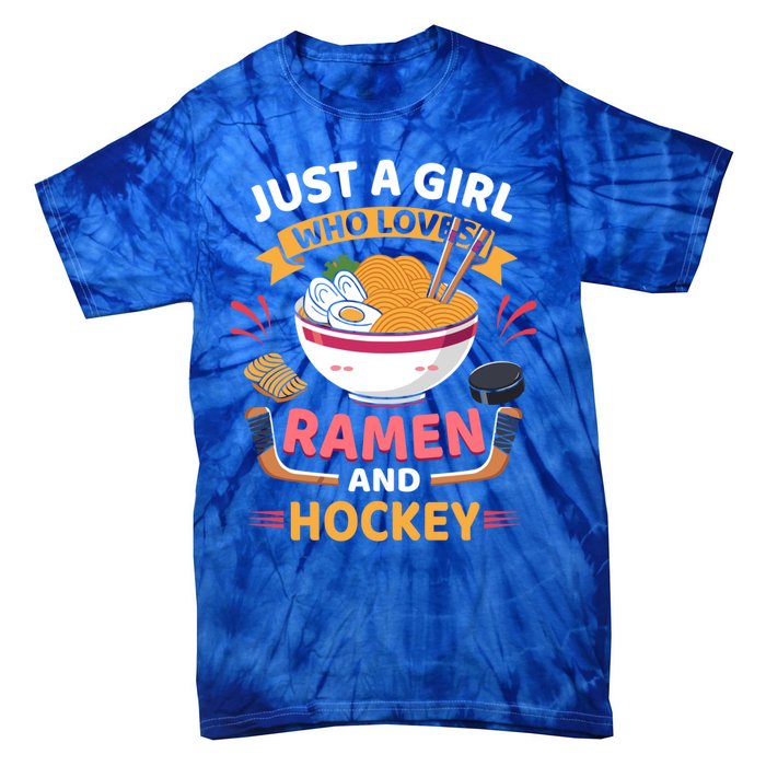 Just A Who Loves Ra And Hockey Lovers Funny Gift Tie-Dye T-Shirt