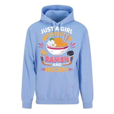 Just A Who Loves Ra And Hockey Lovers Funny Gift Unisex Surf Hoodie