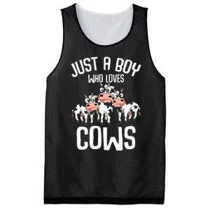 Just A  Who Loves Cows Mesh Reversible Basketball Jersey Tank