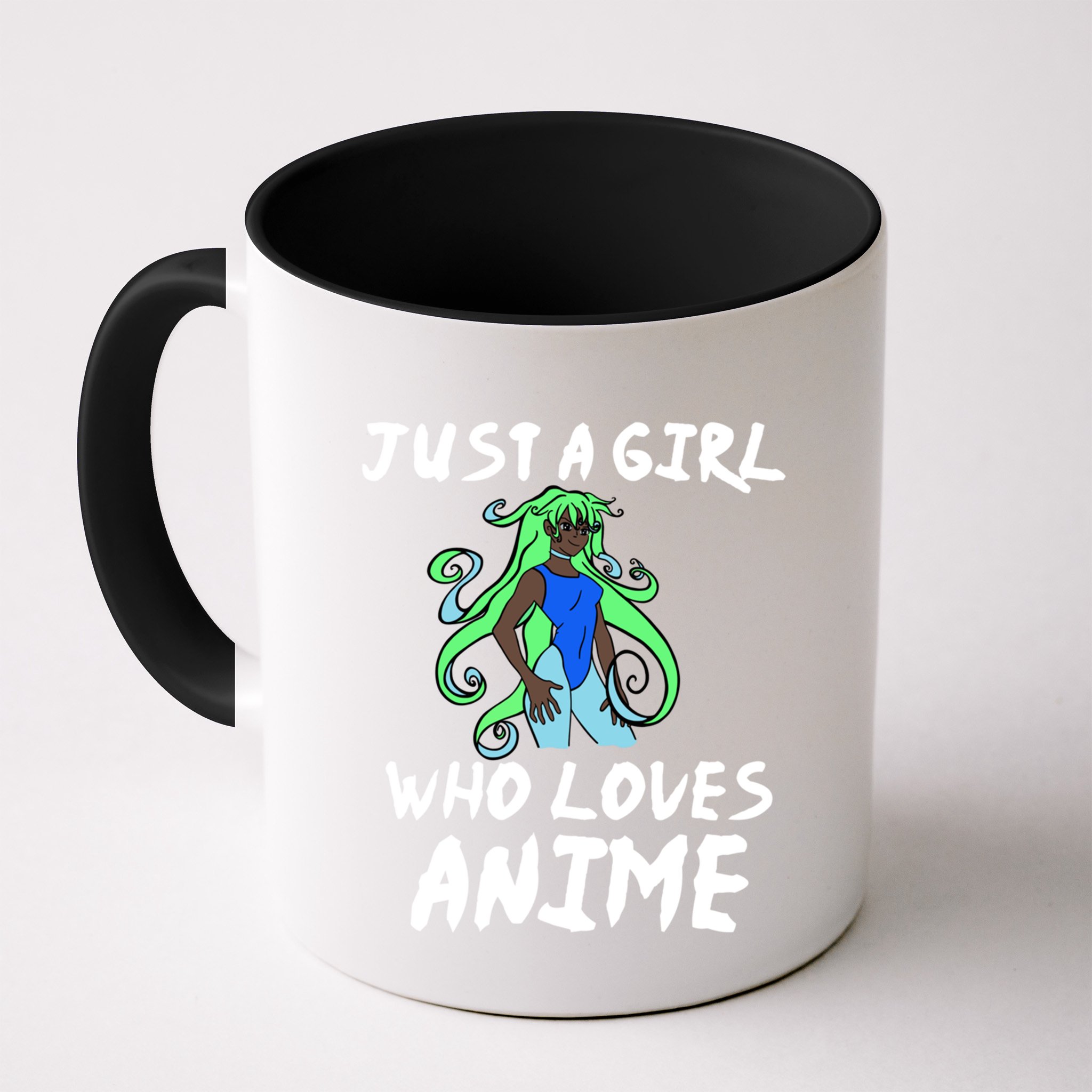 Just A Who Loves Anime African American Funny Gift Meaningful Gift Mug