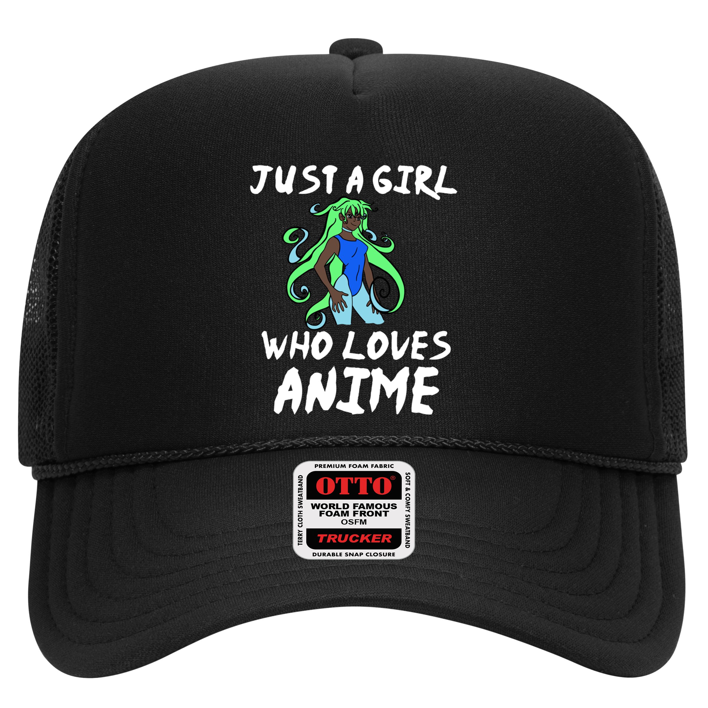 Just A Who Loves Anime African American Funny Gift Meaningful Gift Hat
