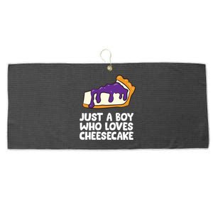 Just A Who Loves Cheesecake Dessert Cheesecake Funny Gift Large Microfiber Waffle Golf Towel