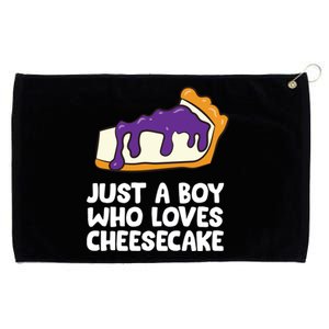 Just A Who Loves Cheesecake Dessert Cheesecake Funny Gift Grommeted Golf Towel