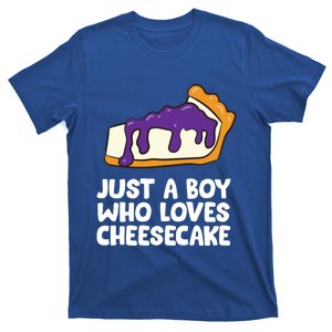 Just A Who Loves Cheesecake Dessert Cheesecake Funny Gift T-Shirt