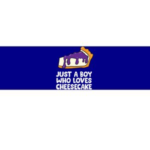 Just A Who Loves Cheesecake Dessert Cheesecake Funny Gift Bumper Sticker