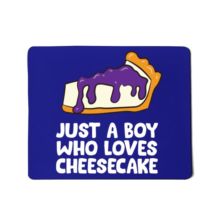 Just A Who Loves Cheesecake Dessert Cheesecake Funny Gift Mousepad