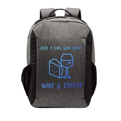 Just A Who Loves Wine And Cheese Charcuterie Foodie Cute Gift Vector Backpack