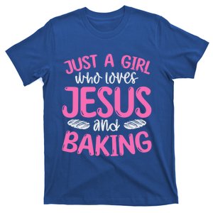 Just A Who Love Jesus And Baking Gift T-Shirt