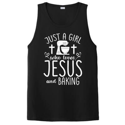 Just A Who Love Jesus And Baking Gift PosiCharge Competitor Tank