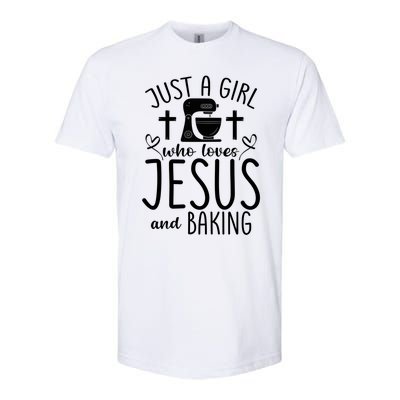 Just A Who Love Jesus And Baking Gift Softstyle CVC T-Shirt