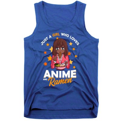 Just A Who Loves Anime And Ra Bowl Japanese Noodles Gift Tank Top