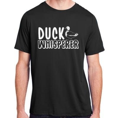 Just a  Who Loves Ducks Cute Duck Lover Owner  Adult ChromaSoft Performance T-Shirt