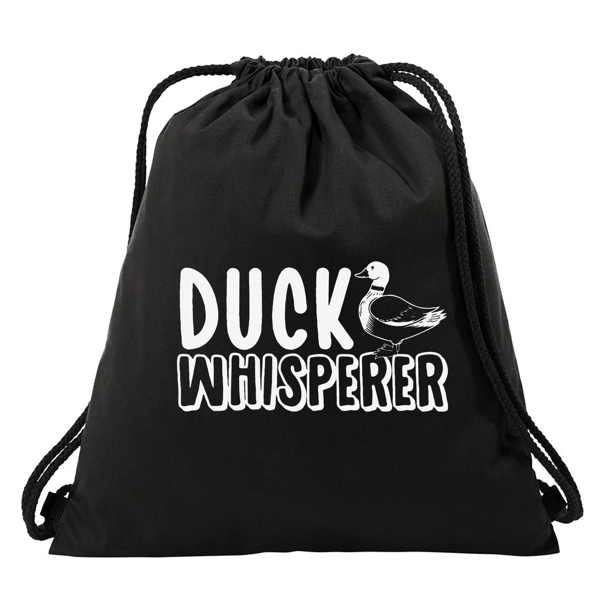 Just a  Who Loves Ducks Cute Duck Lover Owner  Drawstring Bag